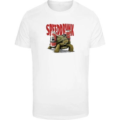 Mister Tee Тениска Speeddrunk Tee white XXLUB-MT3219-00220 - Тъмносив, размер XXL