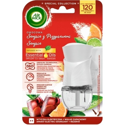 Air Wick Elektrický osvěžovač vzduchu Komplet Vůně Svařené víno 19 ml