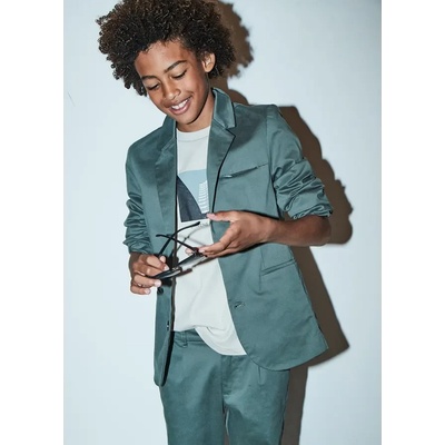 Mayoral Елегантно сако в цвят евкалипт за момче Mayoral