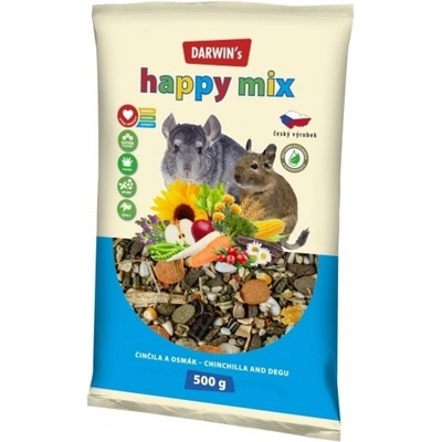 Nutrin Darwin's Happy Mix Činčila a Osmák 0,5 kg