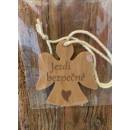 SOJKA Dřevěná vůně do auta - Anděl obrys