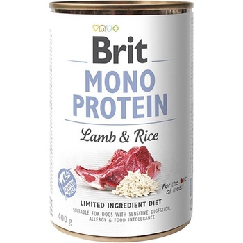 Brit Mono Protein Lamb & Rice 400 g