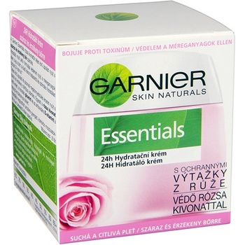 Garnier Essentials 24h hydratační krém s ochrannými výtažky z růže 50 ml