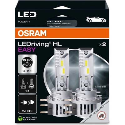 LEDriving HL EASY H15 12V PGJ23t-1 6000K 2ks (3171)