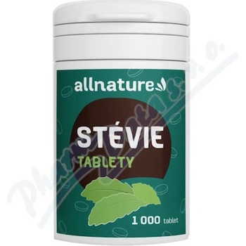 Allnature Tablety zo stévie 1000 tabliet