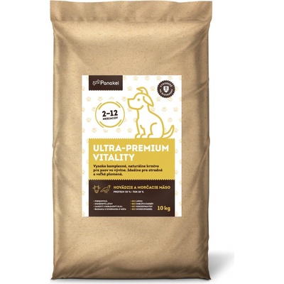 Panakei Ultra Premium Granule pre šteniatka Hovädzie Morčacie 10 kg