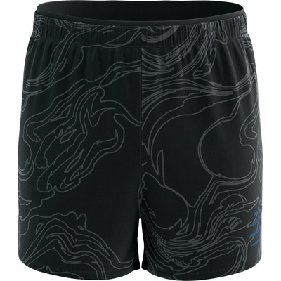 Compressport Мъжки шорти за бягане Compressport Performance Short Aurora Running shorts - Black / Aurora Camo Print (012-3832-0111)