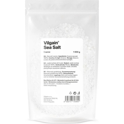 Vilgain Mořská sůl hrubá 1 kg