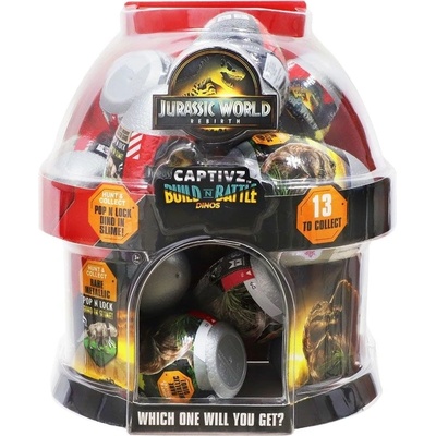 Mattel Детска играчка Jurassic World - Мини динозавърско яйце със слайм, асортимент (T01741)
