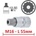 BGS technic Xzn m16 с дупка - l55мм на вложка 1/2" ; bgs 4356
