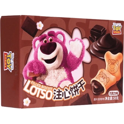 Binqi & Disney Lotso Chocolate Filled Biscuit 50 g