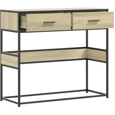 NoBi SEAFORD dřevo, kov, dub sonoma černá – Zboží Dáma