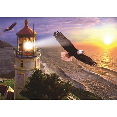Art High Flight at the Sun Rise 1000 dielov