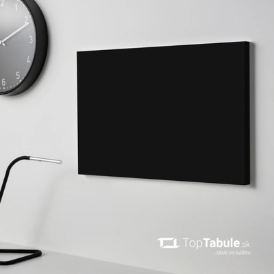 Toptabule.sk BRTC Bezrámová magnetická tabuľa ČIERNA 60 x 40 cm