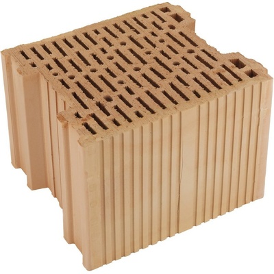 Cihla akustická HELUZ AKU 30/33,3 MK P20 s maltovou kapsou 333×300×238 mm