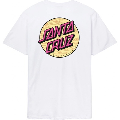 Santa Cruz Wagon Dot Chest T-Shirt White