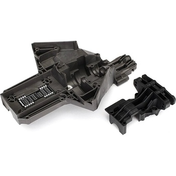 Traxxas Bulkhead, rear (upper & lower)center differential, TRX7727X (TRX7727X)