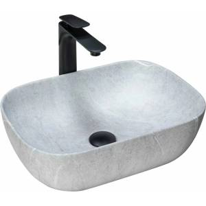 Rea Мивка за плот Rea Livia Grey 46.5 см (5902557350216)