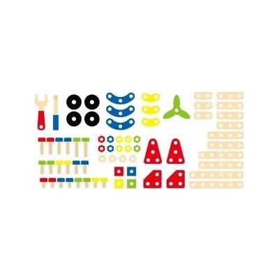 Vigan Viga Building Blocks Set 68 Montessori Elements