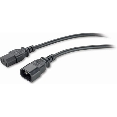 APC PWR Cord C13 - C14, 0.6 m Черен 0, 61 м C13 разклонител C14 разклонител (AP9890) (AP9890)