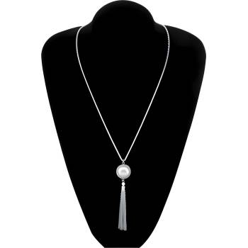 HARAHU Дамско колие go-38865 - Сребристо / Бяло kp38865 (go-38865)