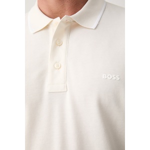BOSS тениска с яка мъжка от памук Parlay 190 (50494697) - answear - 234,50 лв