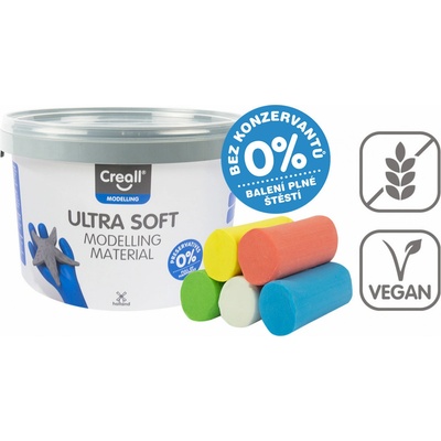 Creall Modelovací hmota Ultra soft 5 × 220 g