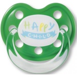 Baby-Nova Baby Nova Бебешка силиконова залъгалка- зелена (28247) - baby