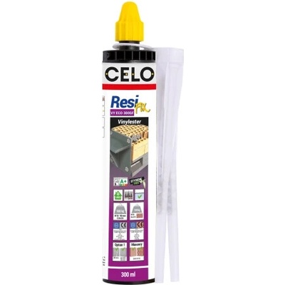 Chemická kotva ResiFIX VY ECO, 300ml, vynil, 2 mieš.špičky