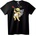 NOONEBRAND Тениска Татуиран ангел с пистолет - 7XL, Black