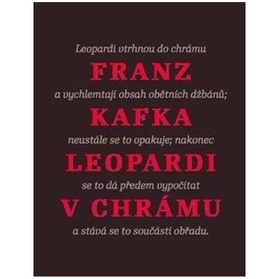 Leopardi v chrámu