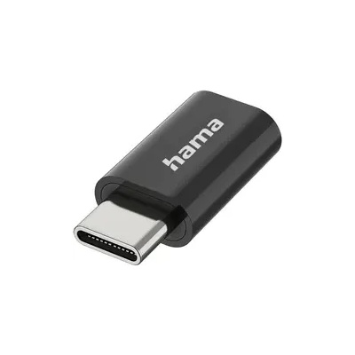 Hama Адаптер, Micro-USB - USB-C, USB 2.0, OTG, 480 Mbit/s (HAMA-300095)