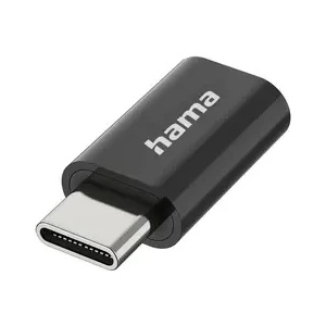 Hama Адаптер, Micro-USB - USB-C, USB 2.0, OTG, 480 Mbit/s (HAMA-300095) - xtreme