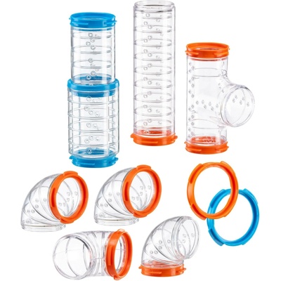 Ferplast kit tube curve modulární sada tunelů 9 dílů 88 x 6 cm