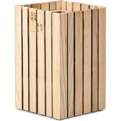 SQUARELY Самонаторяваща се саксия за цветя GrowSMALL стенен монтаж естествено пепелна (105-1A2)