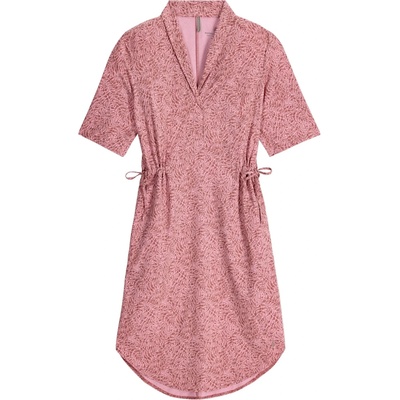 Royal Robbins Дамска рокля Royal Robbins Women's Spotless Traveler Dress S/S Dress - Mahogany Briar Pt (134-0605-0813)