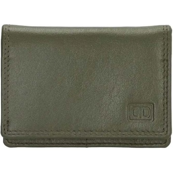 Double-D Zelená malá kožená peňaženka Merry