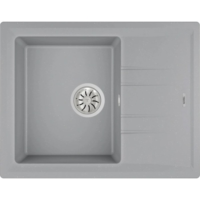 Teka Stone 45 S-TG СИВ МЕТАЛИК Гранитна мивка, обръщаема, за шкаф 45 см (М.1022.СМ)