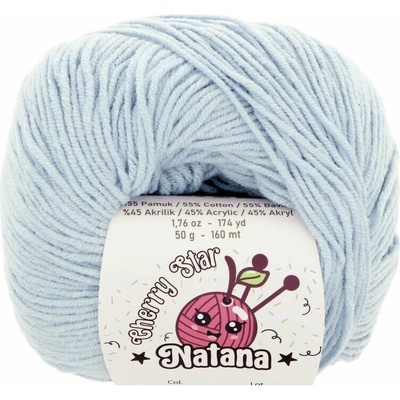 Natana Cherry Star 018 svetlá modrá