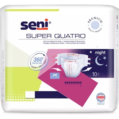 Torunskie Zaklady Materialow Opatrunkowych S.A. Seni SUPER QUATRO Large, 10 ks