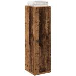 vidaXL Шкаф за баня с държач за ролки, старо дърво, 20, 5x22x72 см (858522)