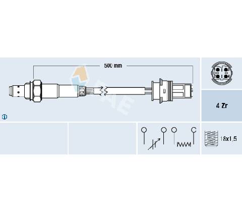 Lambda sonda FAE 77504
