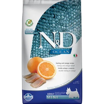 Image 1 of N&D Ocean Adult Mini Herring & Orange 2,5 kg