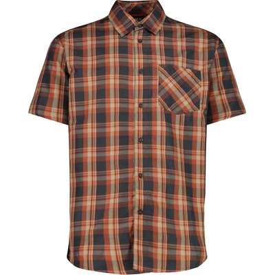 CMP Мъжка риза с копчета CMP Full Button Shirt - Antracite / Orange / Corda - размер 50 (EU) (033-3073-0113)