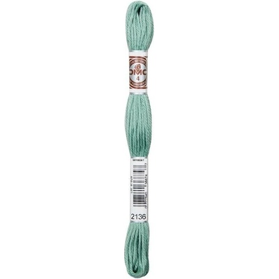 DMC Soft Cotton odstín 2136 zelená bavlnka