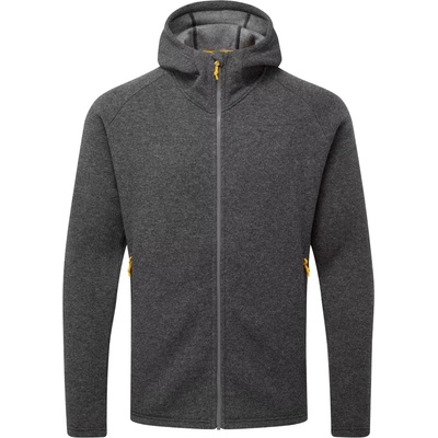 Mountain Equipment Мъжко вълнено яке Mountain equipment Braldu Hooded Jacket Zip-up hoodie - Grey Marl - размер S (005-5637-0211)