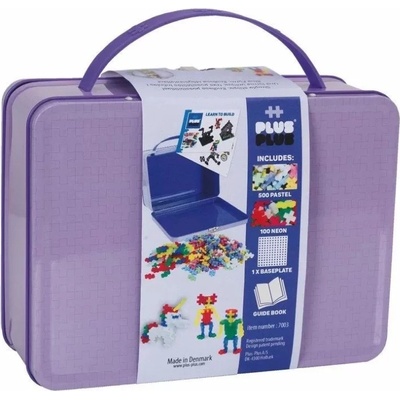 Plus-plus Mini Pastel Suitcase Metal Purple 600pc (7003)