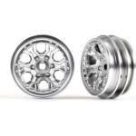 Traxxas диск 1.0" спица полуматов хром (2)