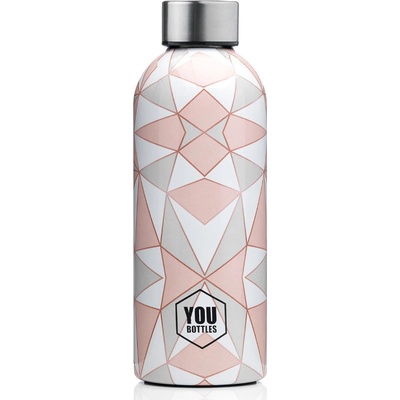 You Bottles Termoláhev na pití Dual Design Pink Art 500 ml