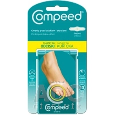 Compeed NÁPLASŤ Na kurie oká stredná 10 ks